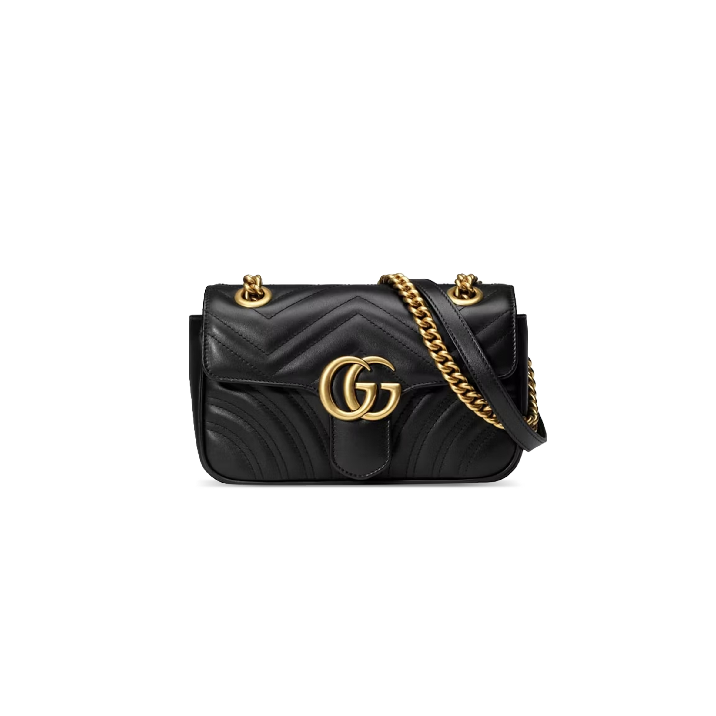 GUCCI GG MARMONT MATELASSÉ MINI SHOULDER BAG 446744 (22*13*6cm)